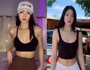 สาวเซ็กซี่บน Tiktok โชว์ผีเสื้อสีชมพูร้อนของเธอบนเครือข่ายสังคมออนไลน์