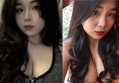 หน้าอกใหญ่ชอบเล่นกับสุนัขยักษ์