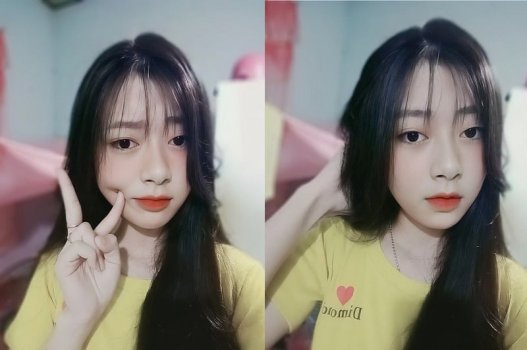 Huyen Anh มีก้นกลมและมีเสน่ห์