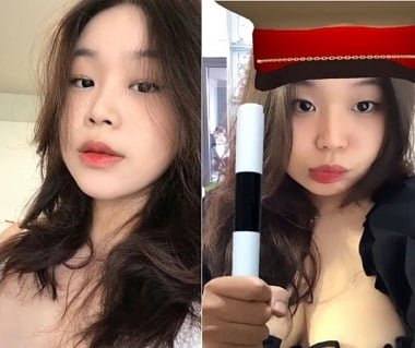 รูปแบบหญิงหญิงคร่ำครวญและมีความสุข